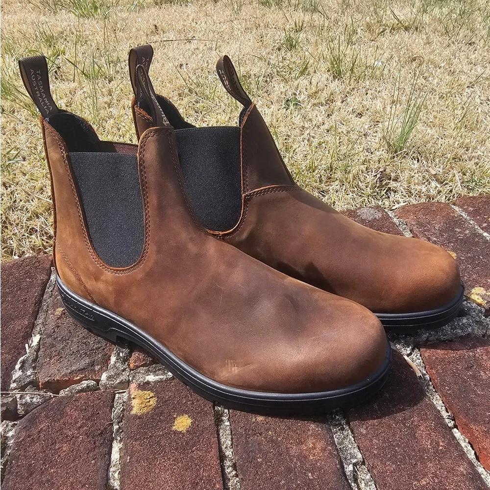 Blundstone 1609 Classic Chelsea Boots Antique Brown Men’s US 12 AU 11 NIB
